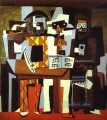 Three Musicians 1921 cubist Pablo Picasso